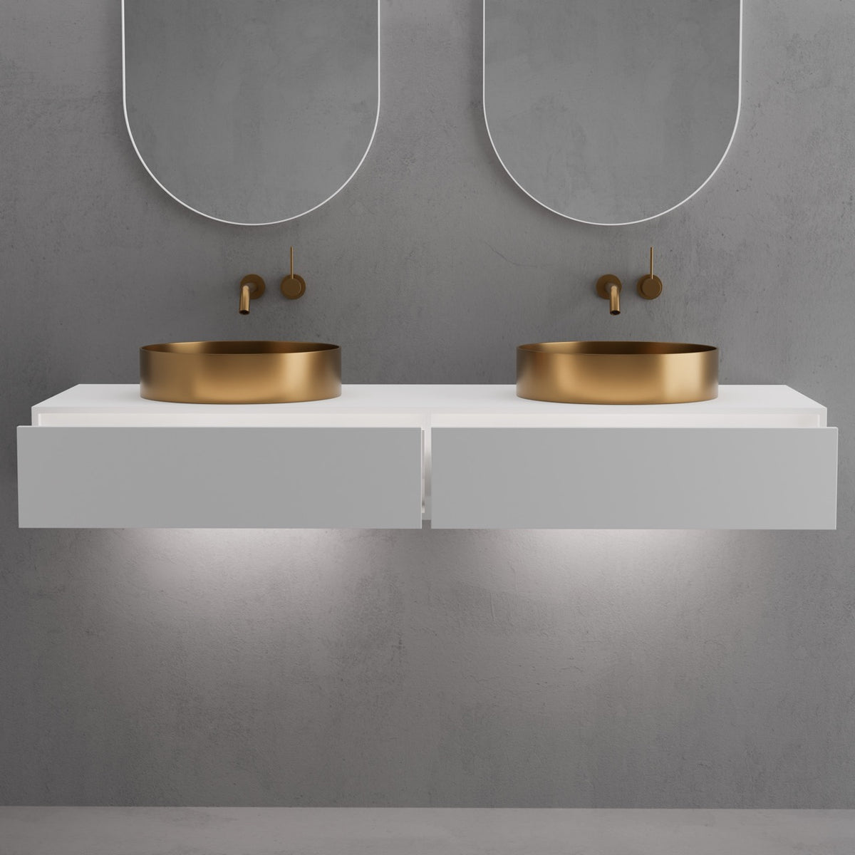 Scandtap Drawer & Under Light P1400 belysning