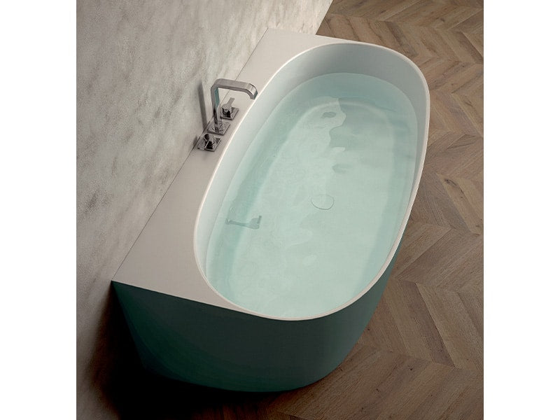 Emilia - On wall badekar - 158×86