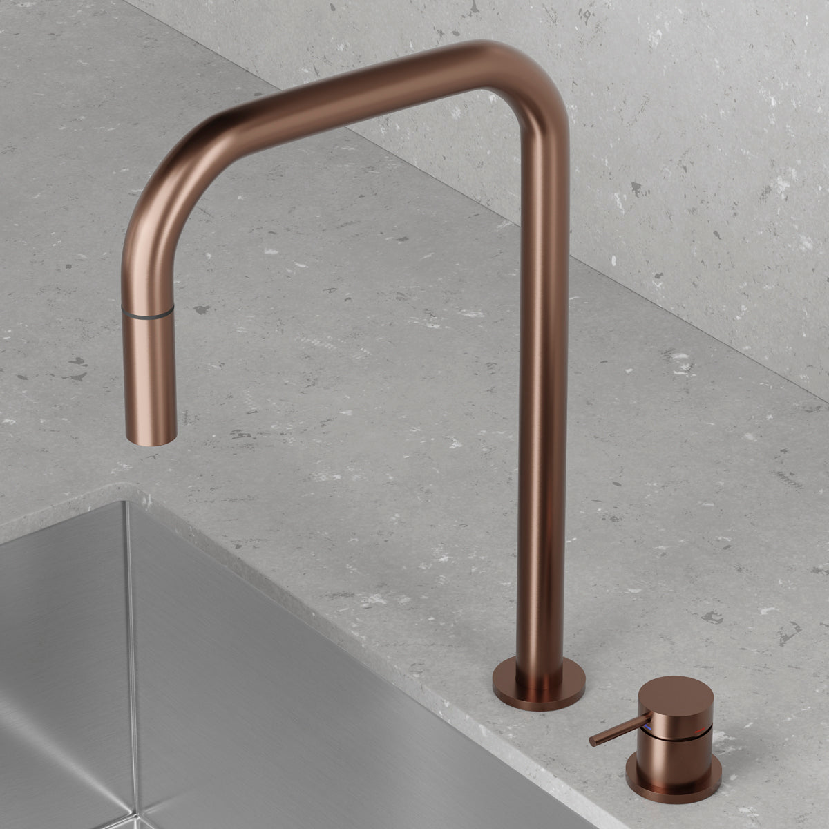 Scandtap Harmonized K2P Square køkkenarmatur