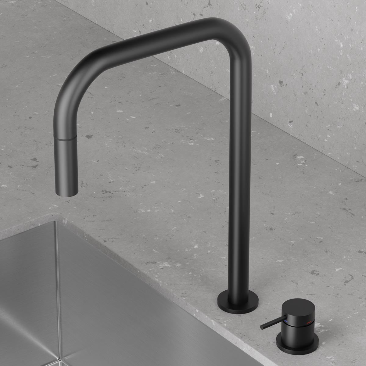 Scandtap Harmonized K2P Square køkkenarmatur