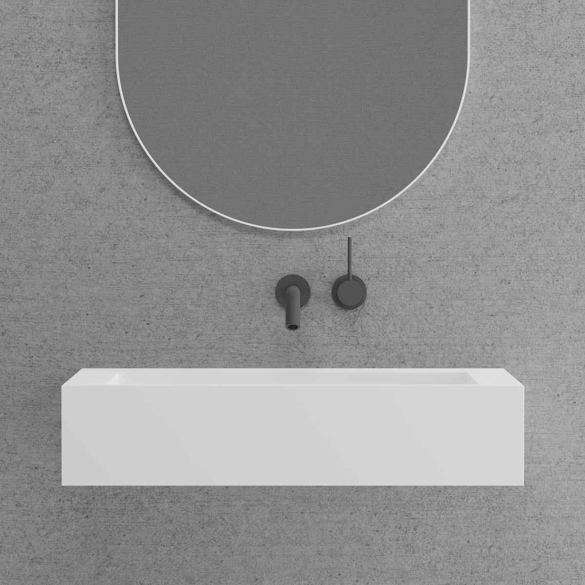 Scandtap SW1 håndvask i Solid Surface