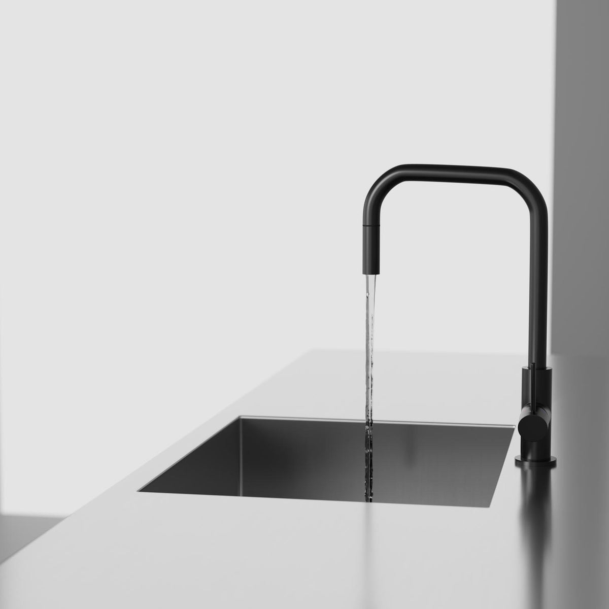 Scandtap Steel Accent Square køkkenarmatur