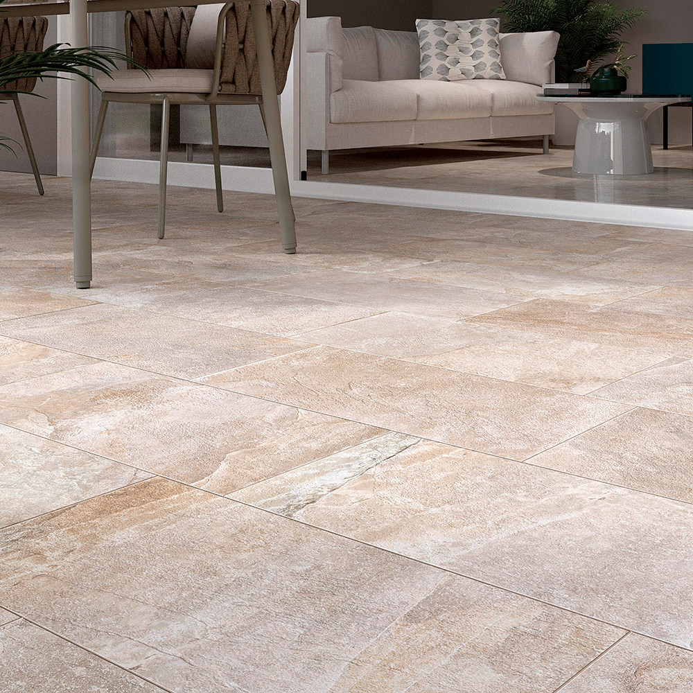 Stone 055 keramisk haveflise med naturstenslook