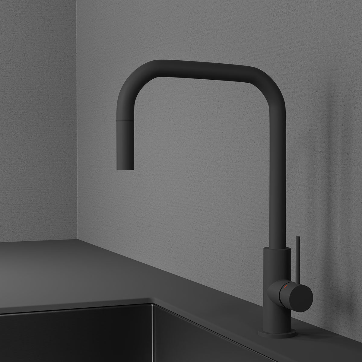 Scandtap Steel Accent Square køkkenarmatur