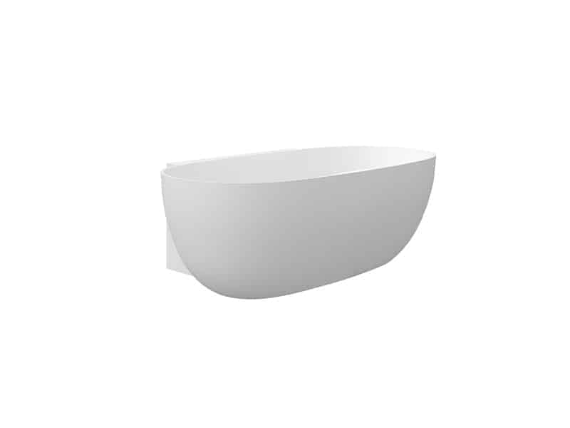Alessa panelled - On wall badekar