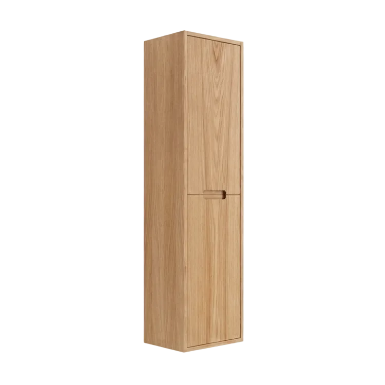 ALMA 3922 Snedker Højskab med Låger - Eg Naturolieret - 40 x 156 cm