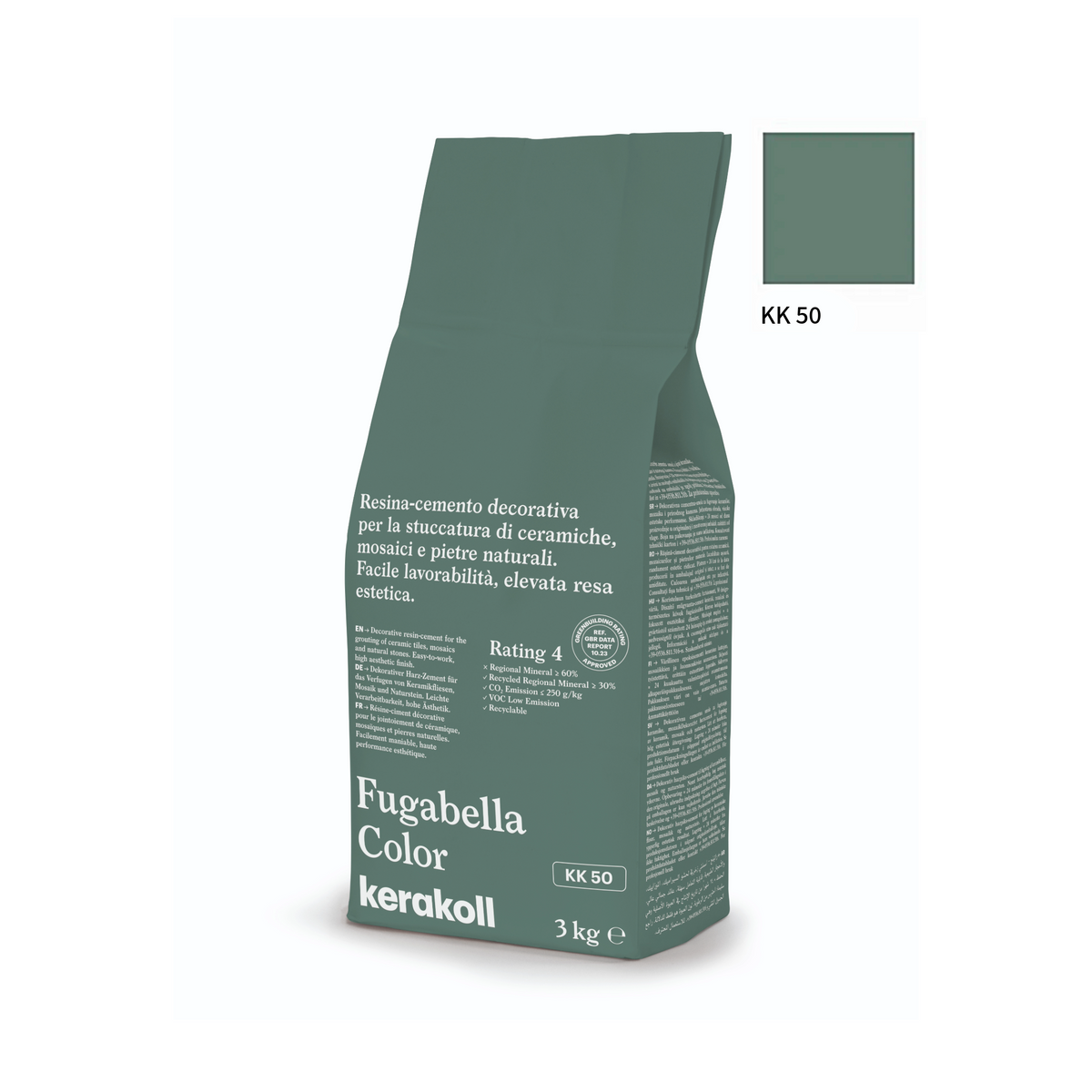 Kerakoll Fugabella Color cementfuge - 50 farver