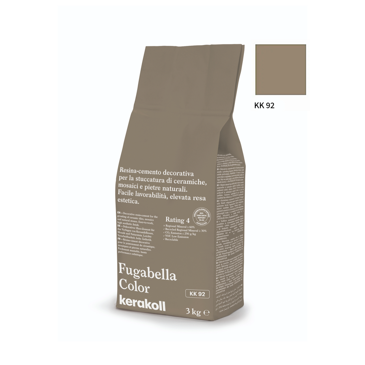 Kerakoll Fugabella Color cementfuge - 50 farver