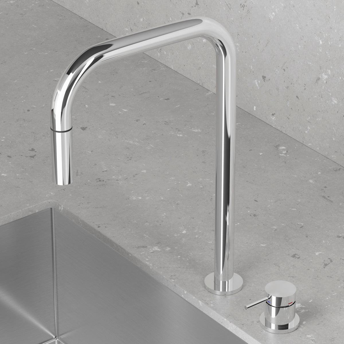 Scandtap Harmonized K2P Square køkkenarmatur