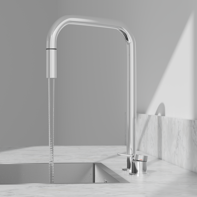 Scandtap Harmonized K2P Square køkkenarmatur