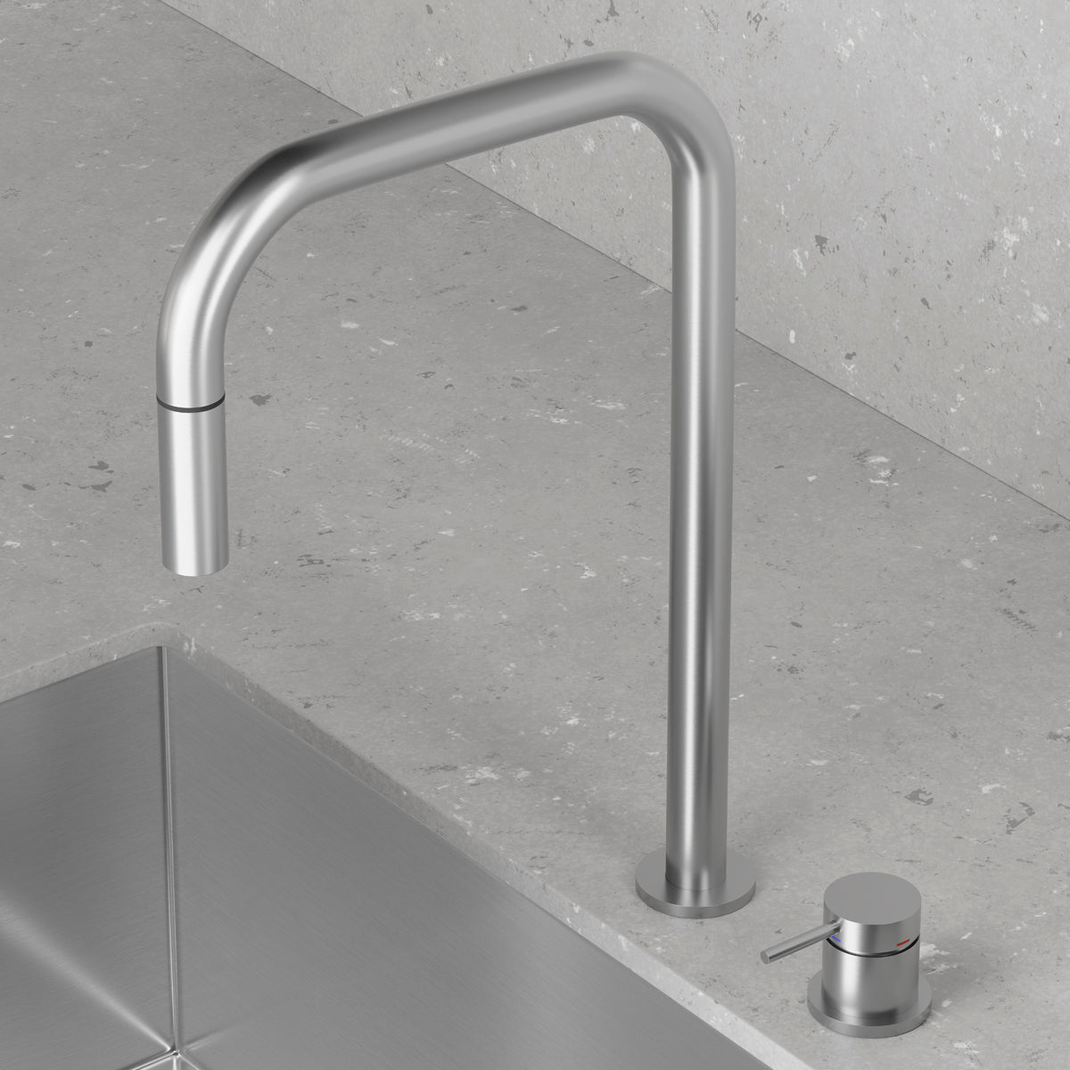 Scandtap Harmonized K2P Square køkkenarmatur