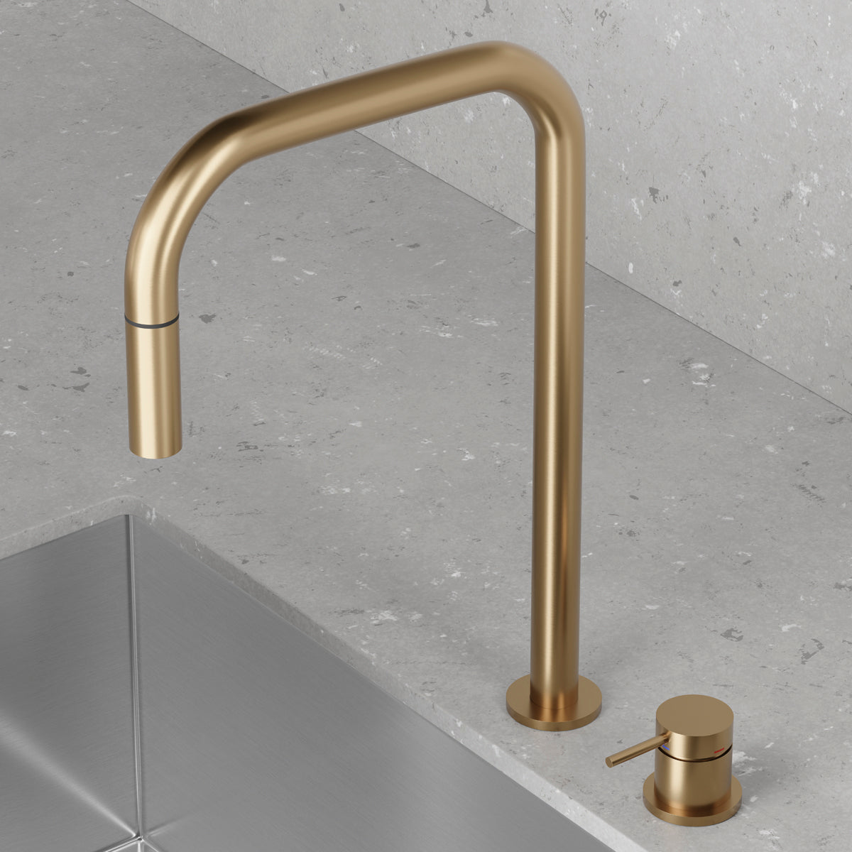 Scandtap Harmonized K2P Square køkkenarmatur