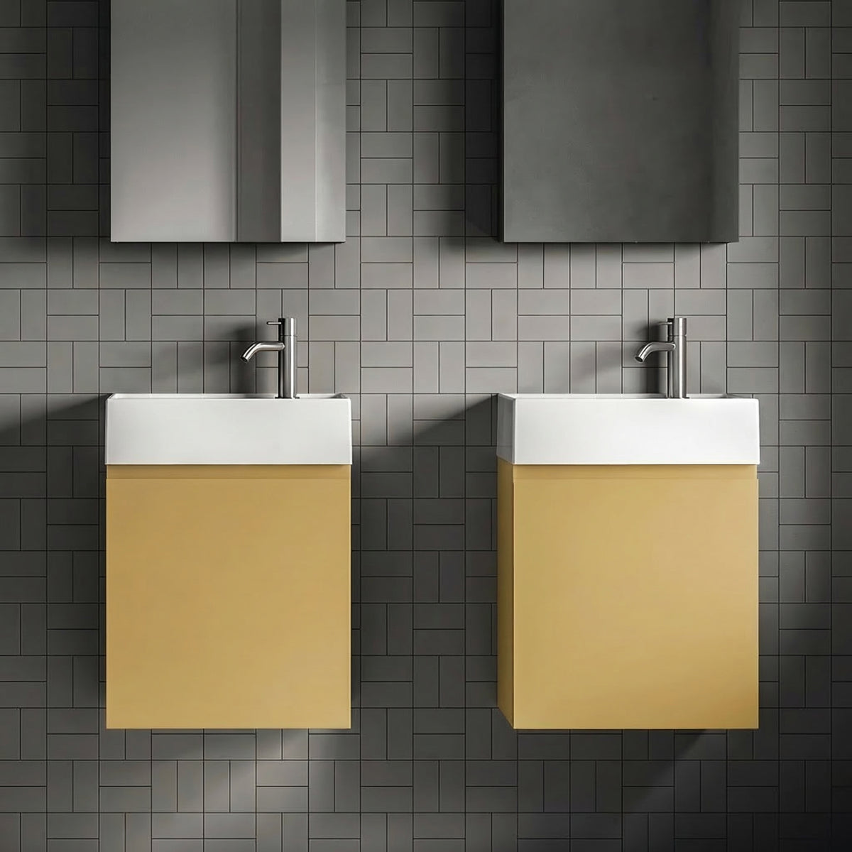 Milano Senape 45cm Pakketilbud - Scandtap, Spejlskab & Badmøbel