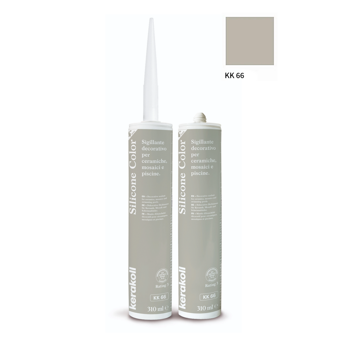 Kerakoll silikone / gummifuge Color i 50 farver