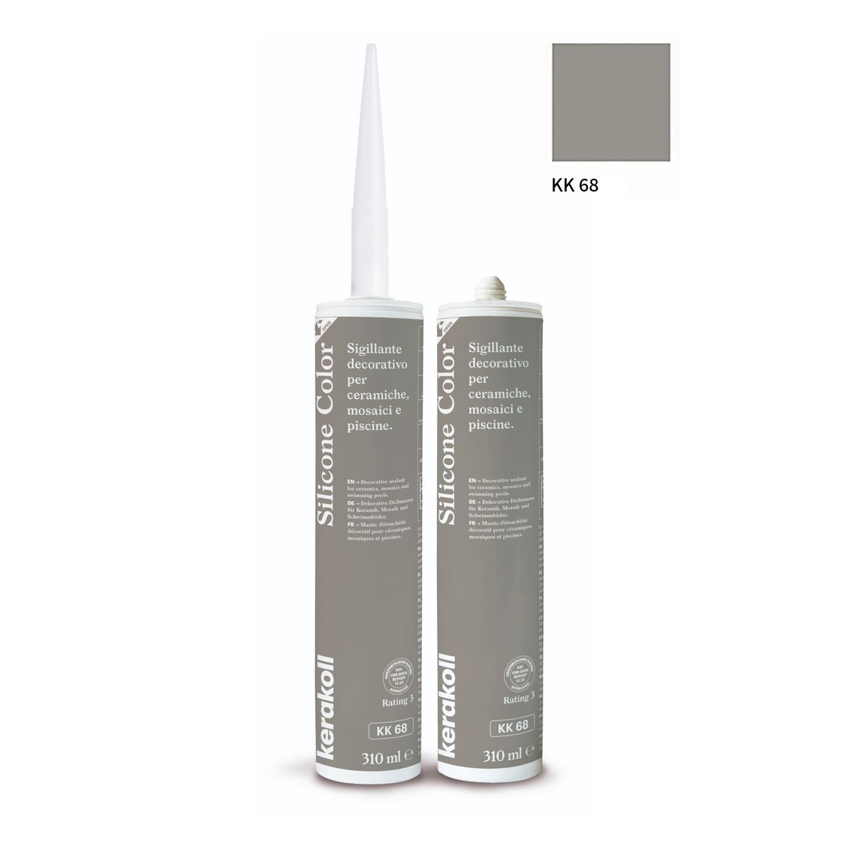 Kerakoll silikone / gummifuge Color i 50 farver