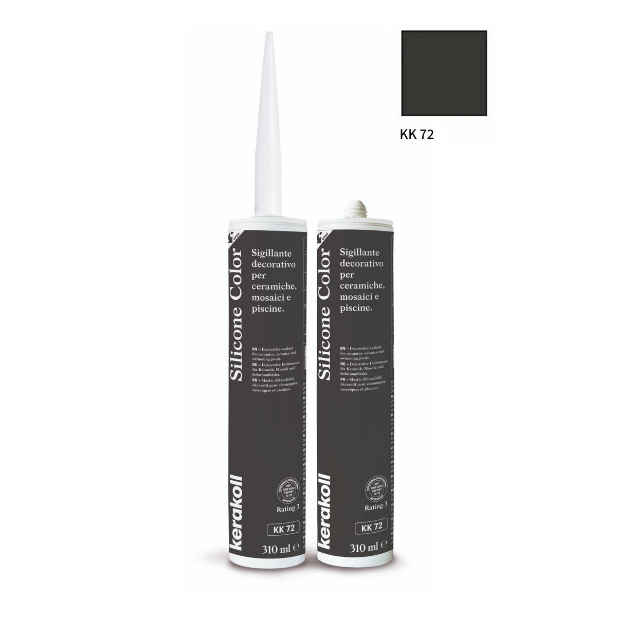 Kerakoll silikone / gummifuge Color i 50 farver