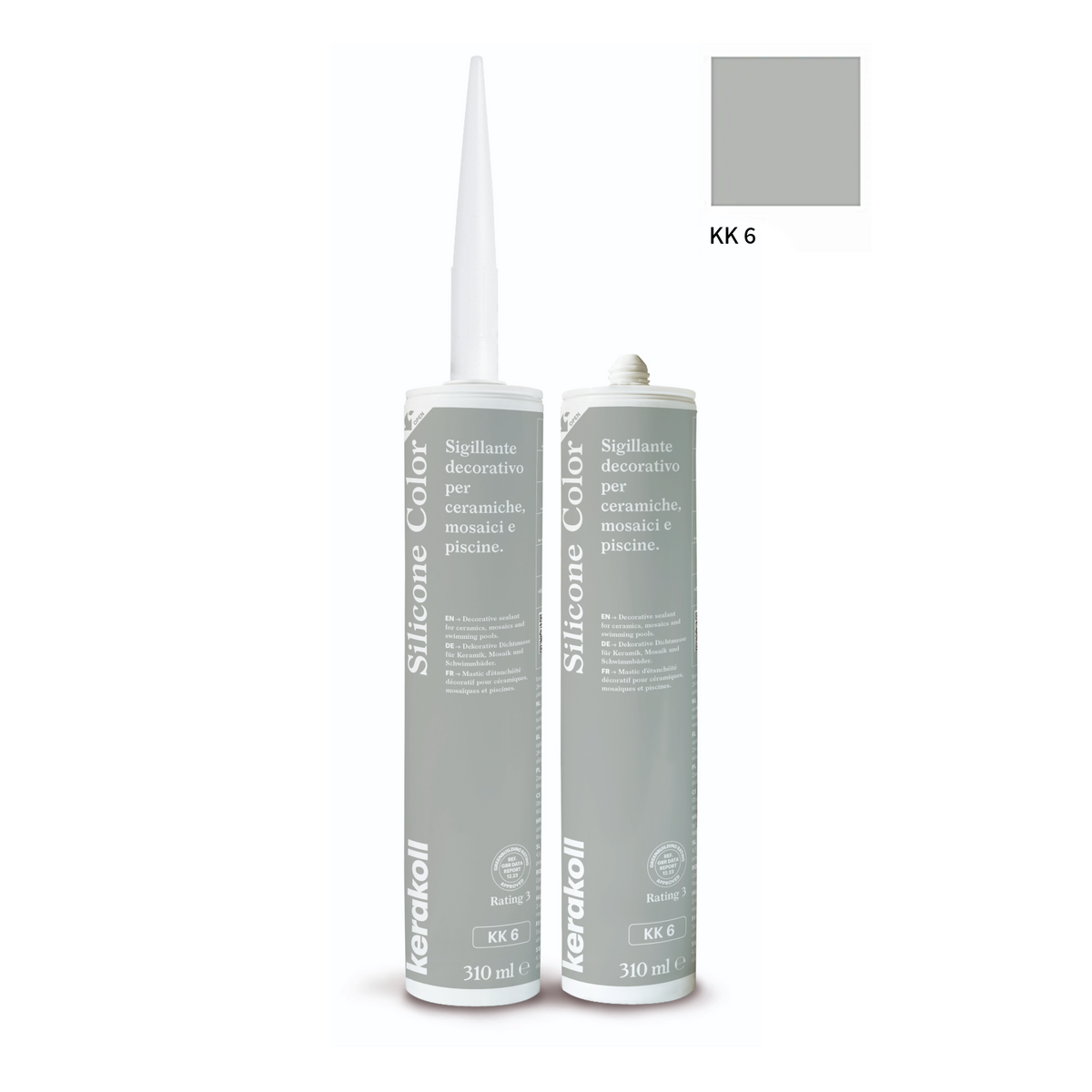 Kerakoll silikone / gummifuge Color i 50 farver