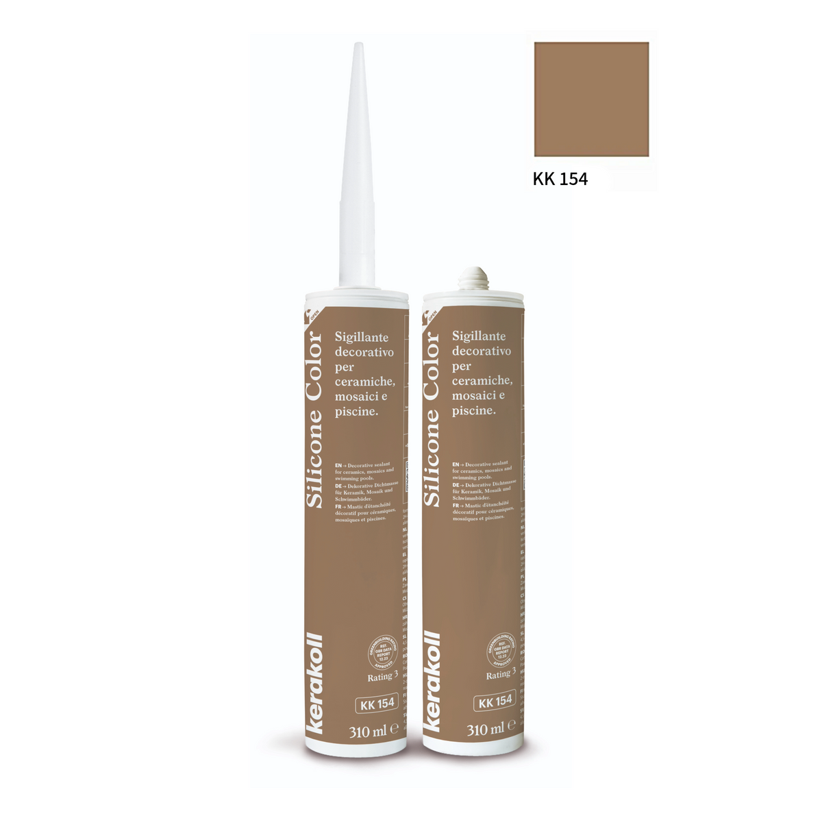 Kerakoll silikone / gummifuge Color i 50 farver