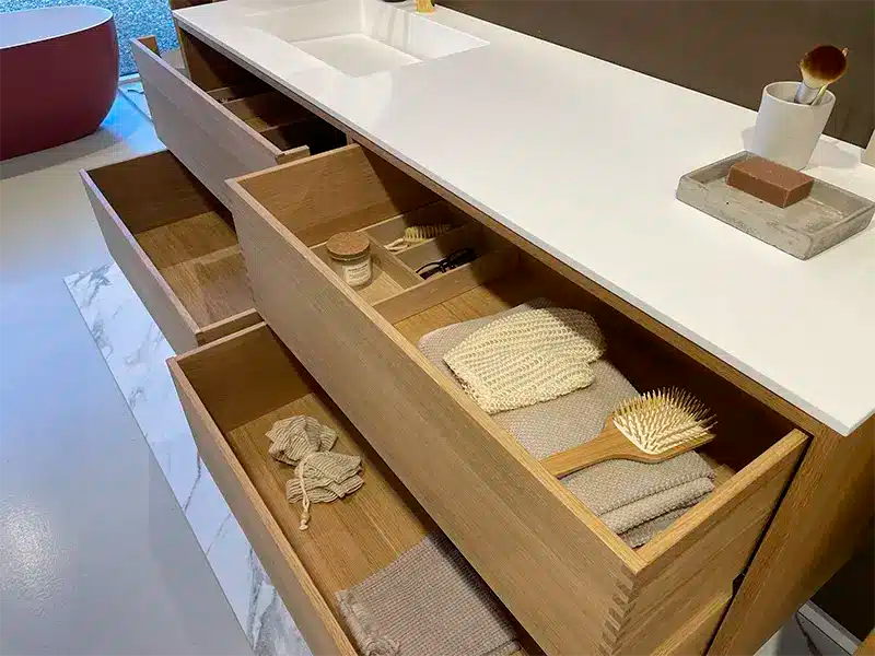 Nr. 4907 Snedker badmøbel 160 cm DOBBELTVASK