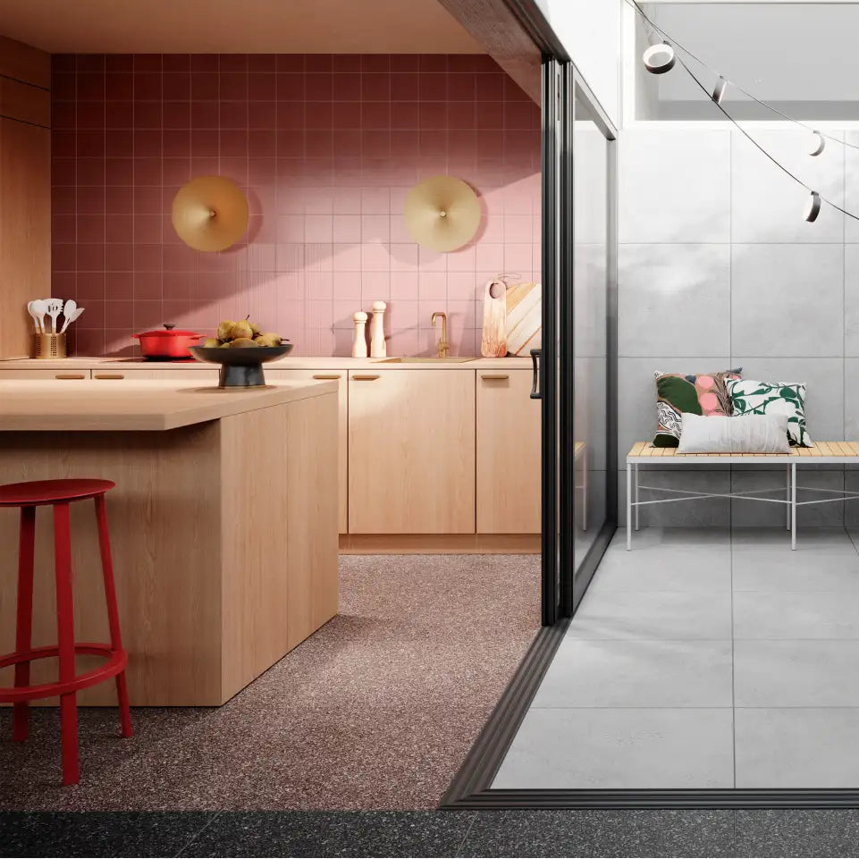 OUTLET - Brio Terrazzo Red - 60x60 cm (11.88 m2)