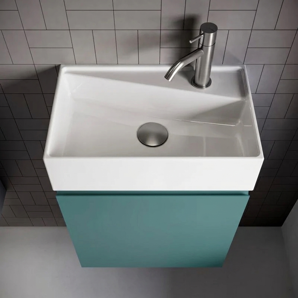 Milano Blu Acciaio 45cm Pakketilbud - Scandtap, Spejlskab & Badmøbel