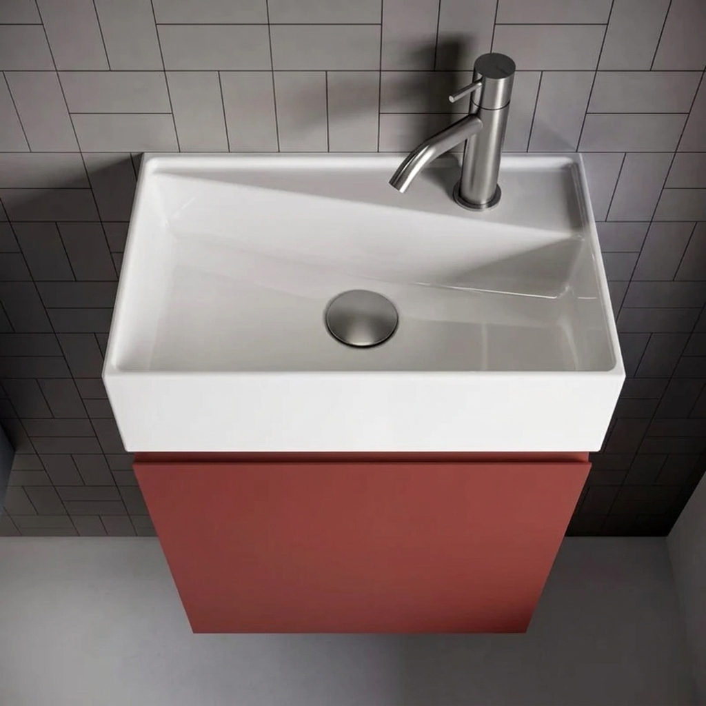 Milano Rosso Cuoio 45cm Pakketilbud - Scandtap, Spejlskab & Badmøbel