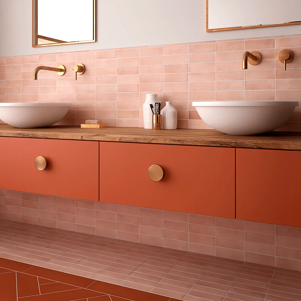Cool mat i farven Pink