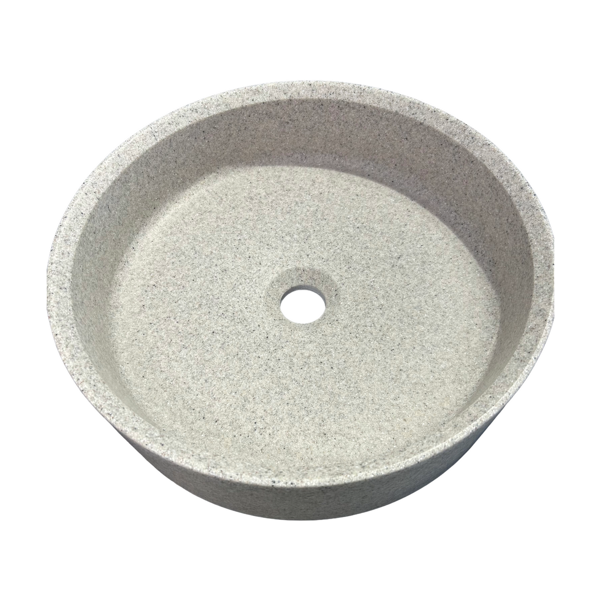 Udstillingsmodel - Bordstående Vask i Lys Terrazzo-look - Ø: 40 cm