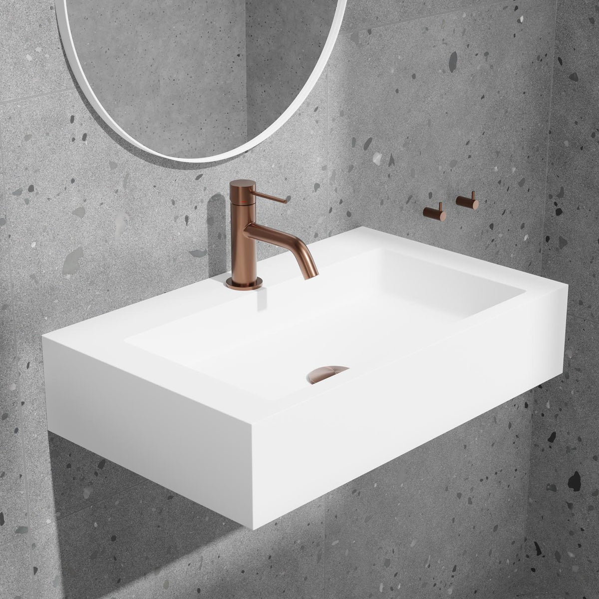 Scandtap SW1 håndvask i Solid Surface