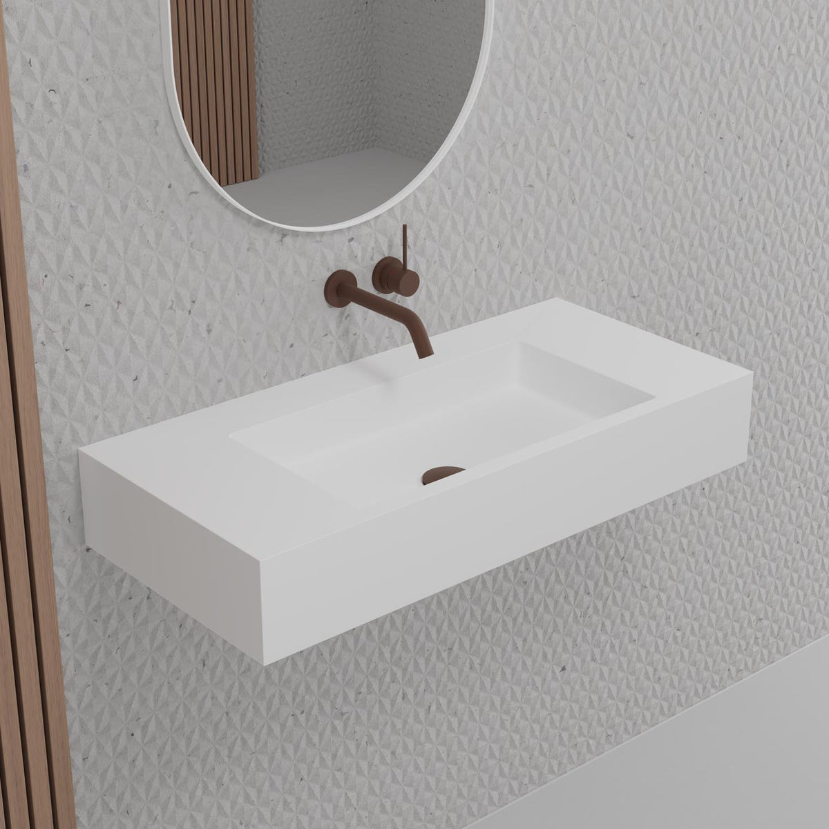 Scandtap SW2 håndvask i Solid Surface