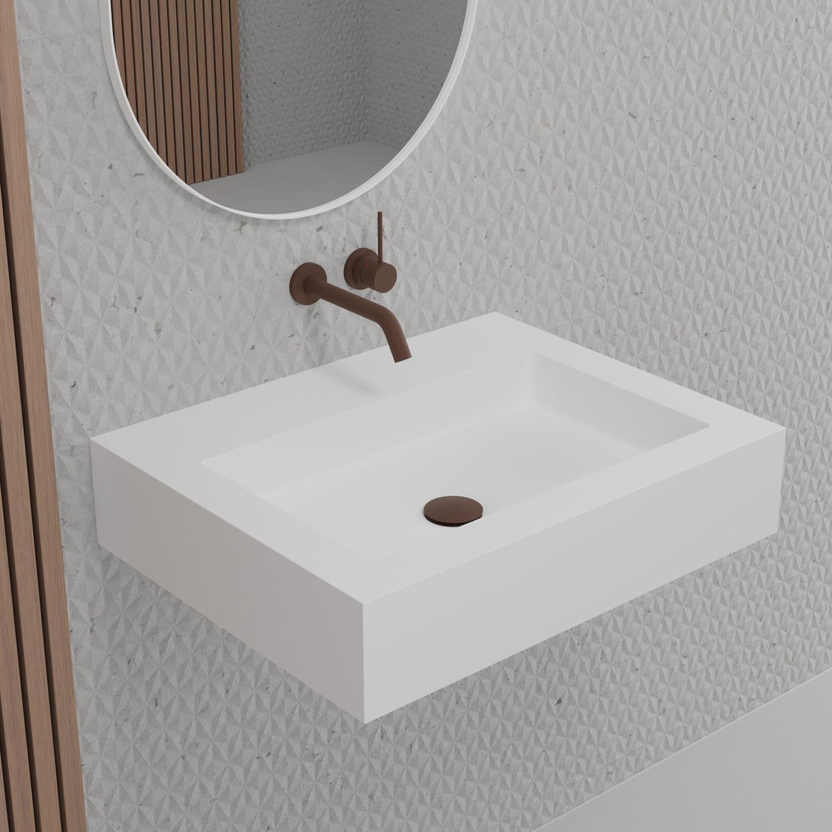 Scandtap SW3 håndvask i Solid Surface