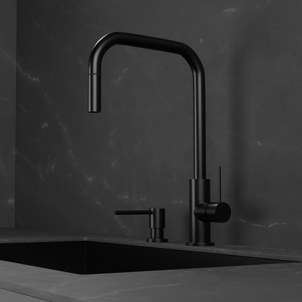 Scandtap Steel Accent Square køkkenarmatur