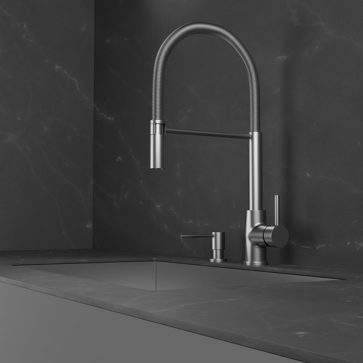 Scandtap Steel Pro køkkenarmatur