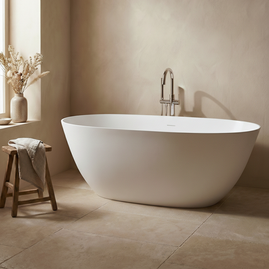 Zefir Small - Fristående badekar 160 x 70